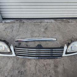 2002-2006 Freightliner Sprinter Front End Grill Headlights Hood Trim T1N Van Converstion Dodge