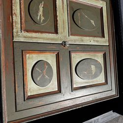 Vintage rustic cabinet/Vanity