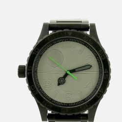 NIXON DEATH STAR THE 42-20 STAR WARS  TIMEPIECE QUARTZ GRAY DIAL BLACK MENS WATCH