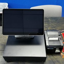 Square Register With Printer