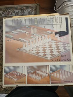 Game Set - Chess, Checkers, Backgammon