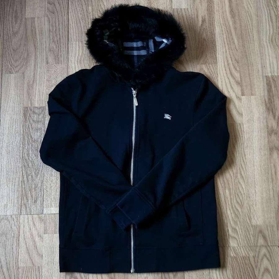 2000s Burberry Black Label Zip Up Hoodie for Sale in Romeoville