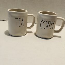 Set Rae Dunn Mugs Tea and Coffee Mugs