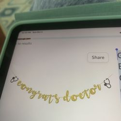 Gold Glitter Congrats Doctor Banner - for Medical Graduation - Doctor Dentist Graduation Party Bunting Decoration