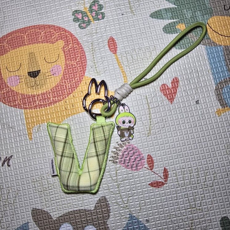 Pop Mart Labubu The Monsters Pin for Love Series "V" Letter Pendant