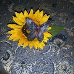 Sunflower Hair Barrette