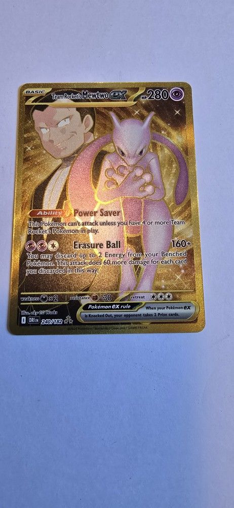 Team Rockets Mewtwo EX 240/182 Hyper Rare