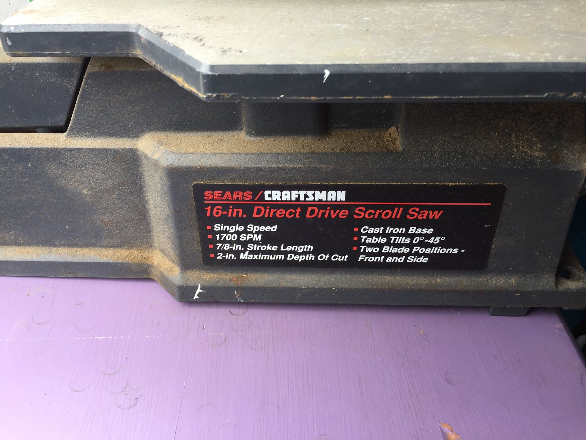 Scroll saw