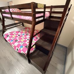 Bunk Beds Twin Over Queen 2 Sets