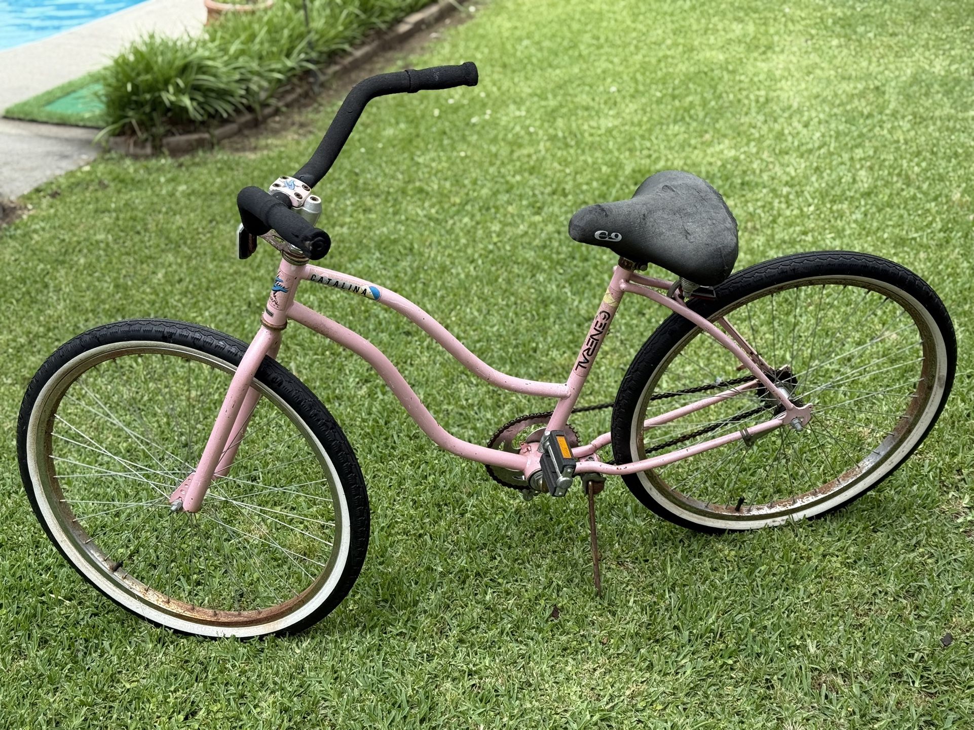 Vintage Girls Ladies Pink General Catalina Bicycle Bike