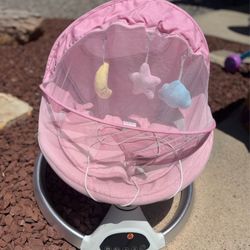 Pink Baby Swing