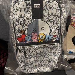 BTS ( Bt21) Backpack new
