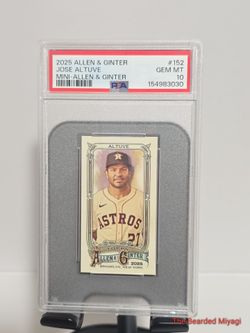 2025 Topps Allen & Ginter Jose Altuve Mini PSA 10