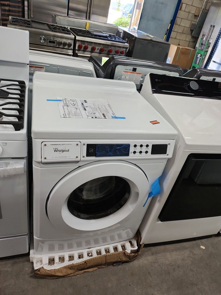 Whirlpool 3.1 High Efficiency Front Load Comercial Washer White New