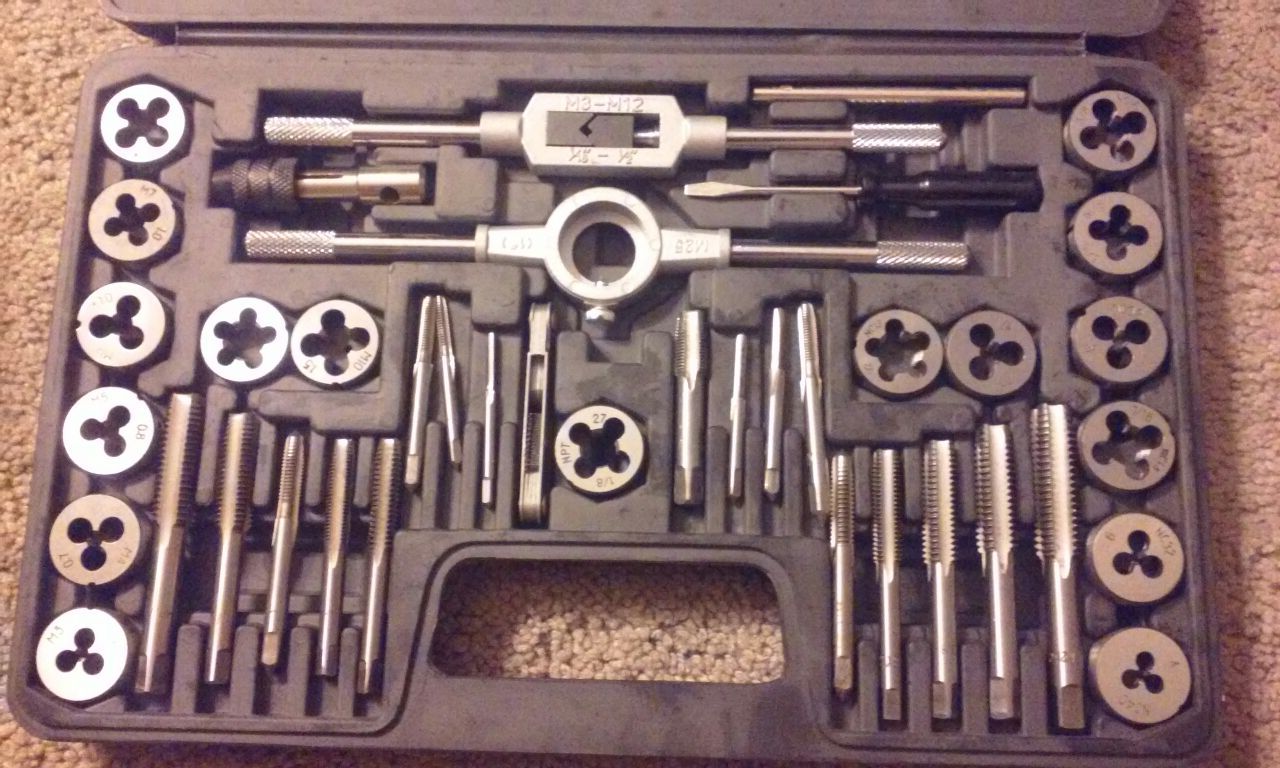 40 pc tap& die set