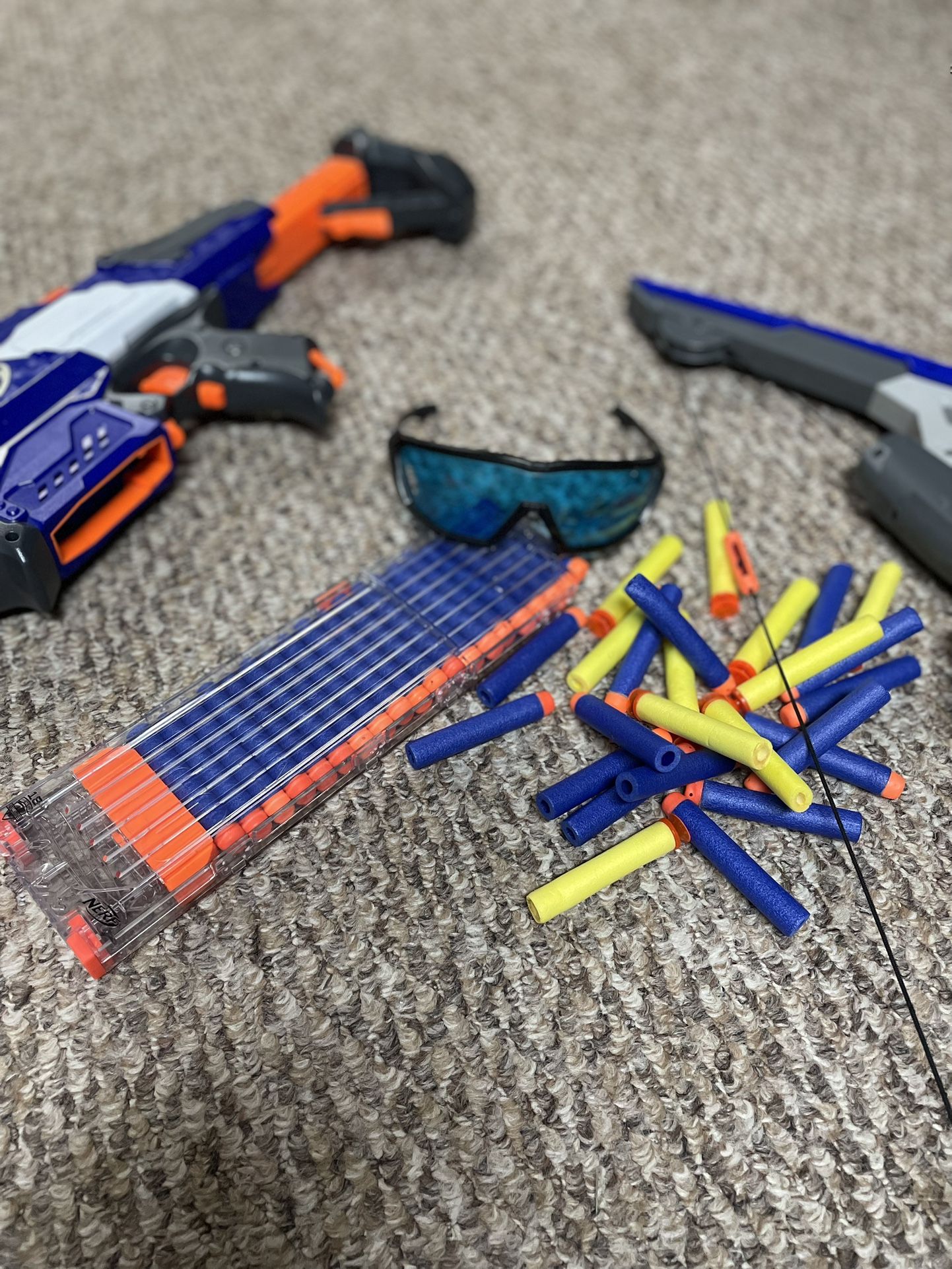 NERF guns 3 Types With Darts 