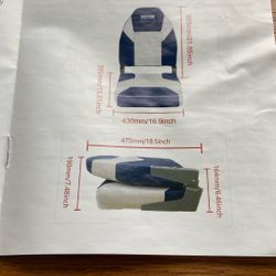 A Pair of Brand New High Back VEVOR Boat Seats