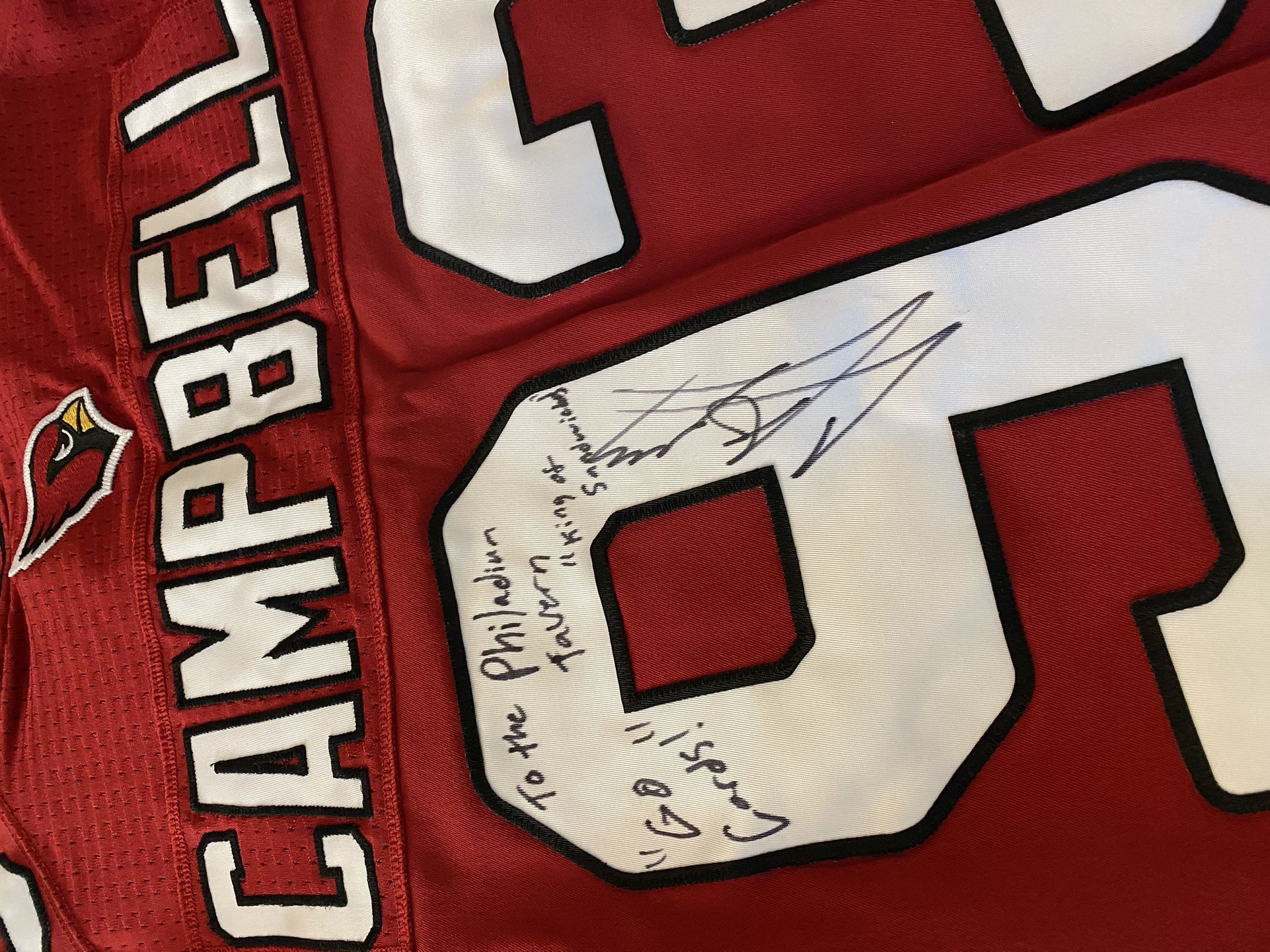 Arizona Cardinals Colais Campbell SIGNED NIKE NFL GAME JERSEY AUTHENTIC ORIGINAL