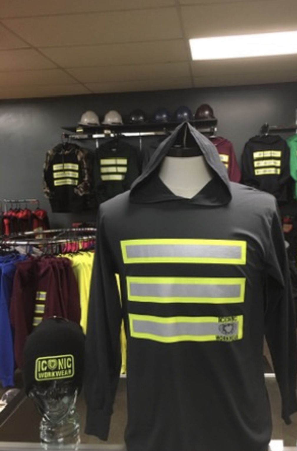 High Visibility Safety Long Sleeve With Hoodie