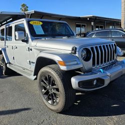 2021 JEEP WRANGLER UNLIMITED 4XE HIGH ALTITUDE SPORT UTILITY 4D 