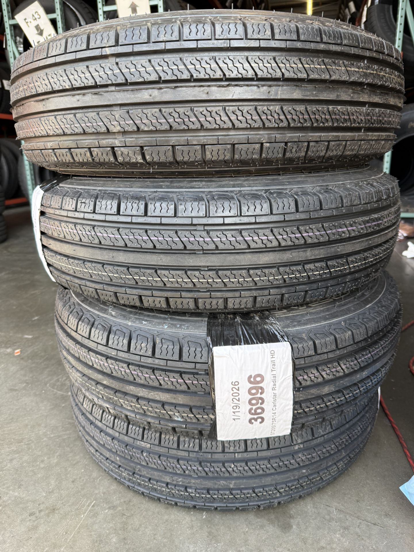 ST205/75R14 Carlisle All Trail Trailer Tires