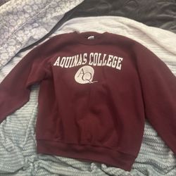 Dark Red Aquinas College Sweatshirt 