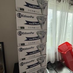 EdisonPar ECO Halogen PAR 38 Flood Light 6 Count 90 Watt Medium Base Bulbs New