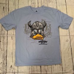 Norway Epcot Viking Duck Graphic Tee - Light Blue