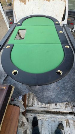 As is poker dealer table top