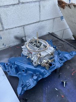 Ford 351 cleaveland with Edelbrock carb