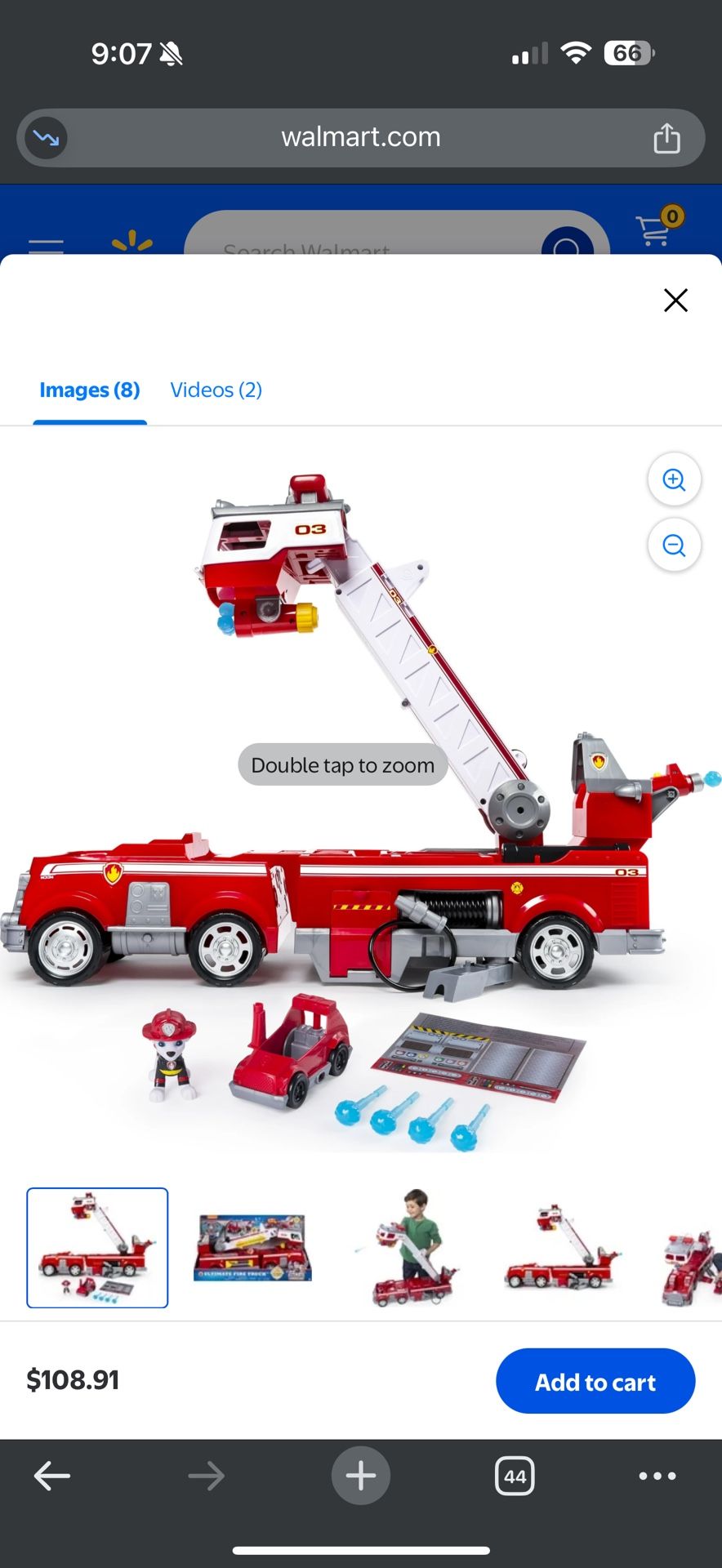 Paw Patrol Marshall Fire Truck