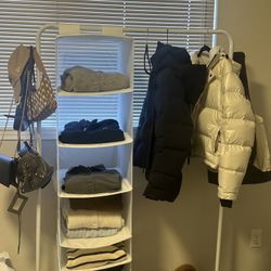 shoe storage box & clothes rack 