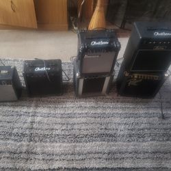 Guitar Amplifiers & Keyboards.  Pricings are Listed 
