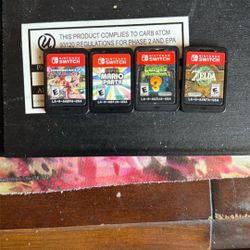Switch Game Bundle - Zelda, Mario Kart, TOTK, Mario party