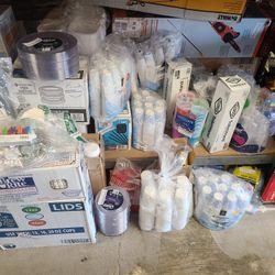 Cleaning Supplies And Utensils 