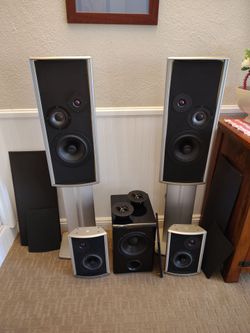 Acoustic Research AR Phantom 8.3 and 5.2 speakers