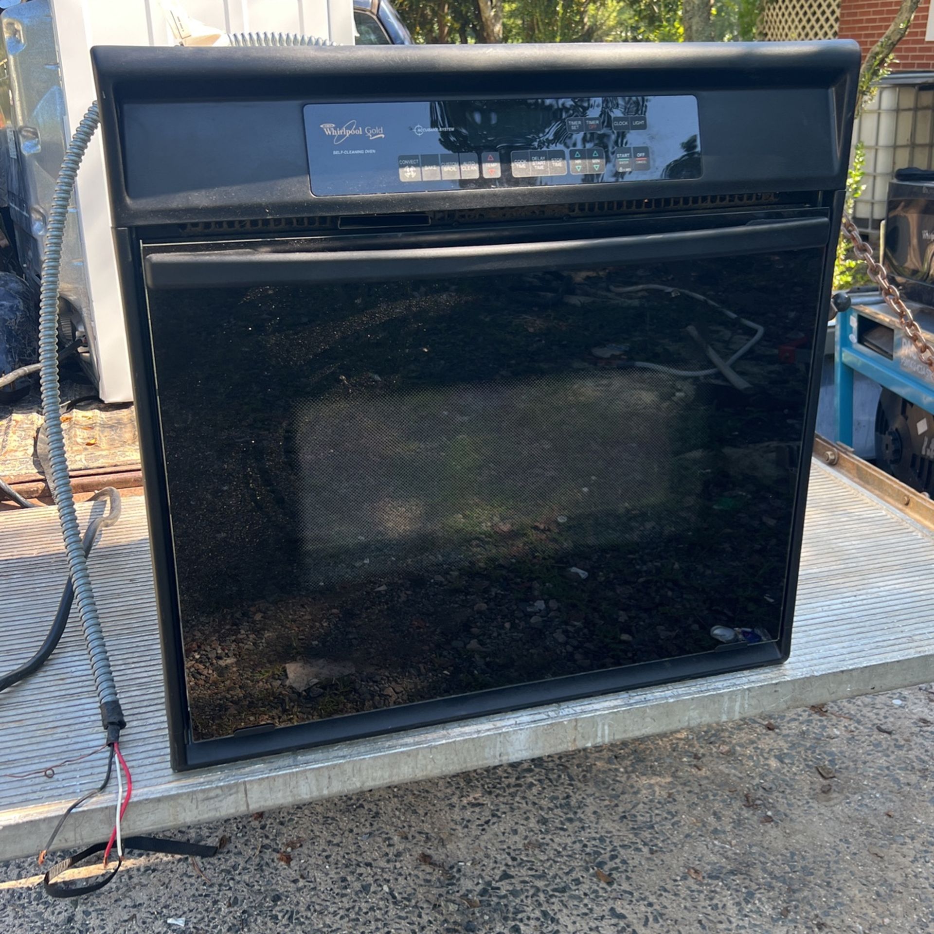 Whirlpool Gold Self Clean Oven Convection Bake Top Of The Line