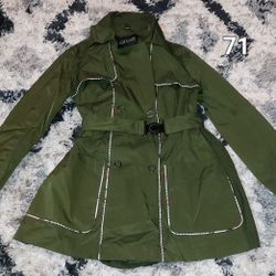 Green jacket coat GUESS size S