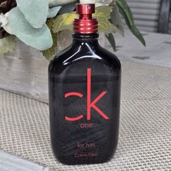 CK One Red Edition For Him 3.4 oz Calvin Klein Eau De Toilette 