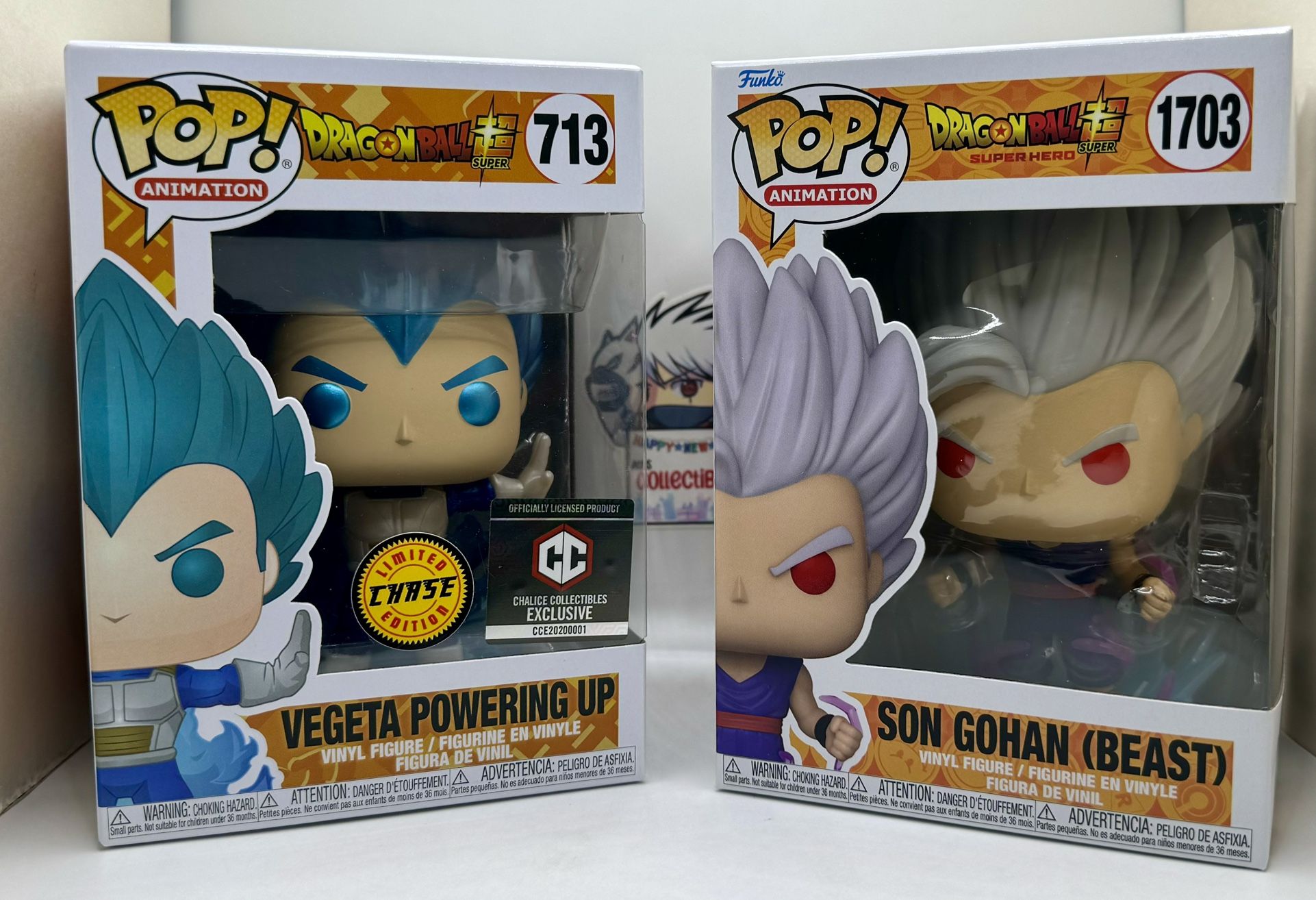Dragonball - New Gohan & SSGSS Vegeta Chase Funko POP! 2 POP Bundle