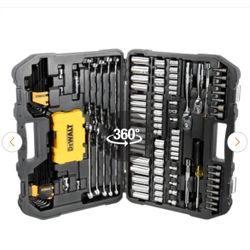 1/4 in. x 3/8 in. Drive Polished Chrome Mechanics Tool Set (142-Piece