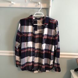 AEO classic fit flannel size M 