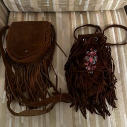 SteveMadden & Justice Fringe Purses 