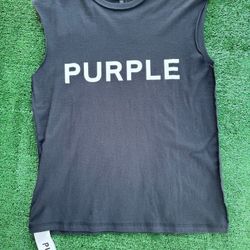 Purple Brand Cut Off Tee Shirt