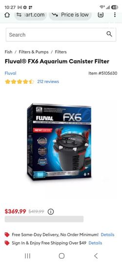 Fx6 canister filter fluval fish filter