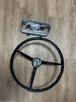 66 Ford Mustang steering wheel