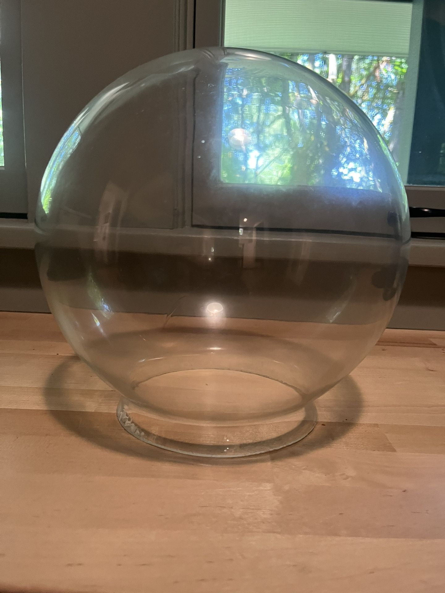 Rejuvenation Hand Blown 10 Inch Glass Shade (6 Inch Fitter Size)