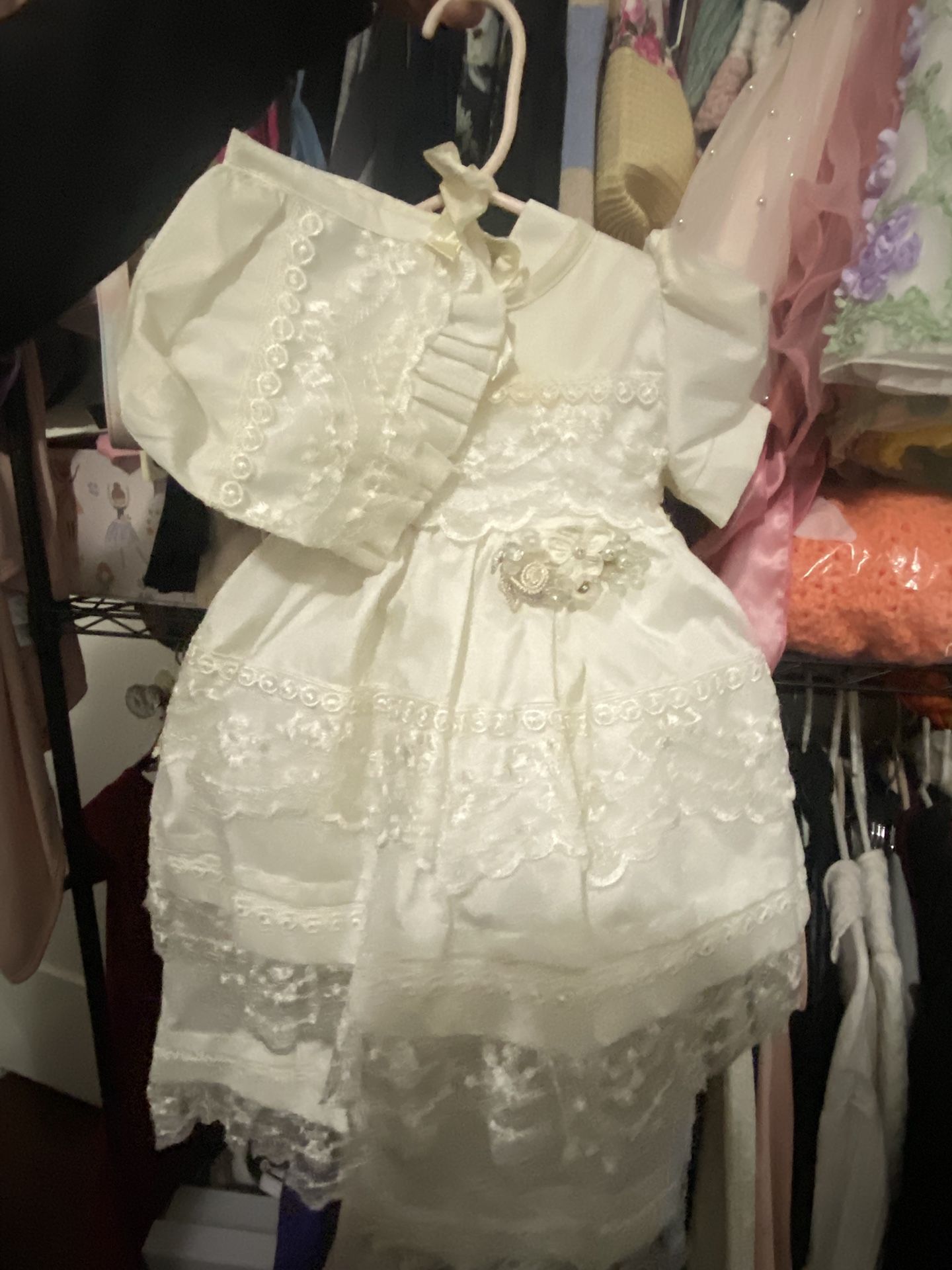 Baptism Dress 6-12 Months $20