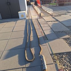 1" wire pulling rope used 600 feet no eye