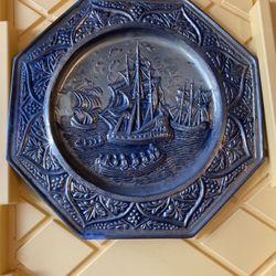 Vintage Metal Plate Wall Decor